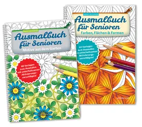 Twachtmann |  Ausmalbuch für Senioren Bd. 1 u. 2 im SET | Buch |  Sack Fachmedien