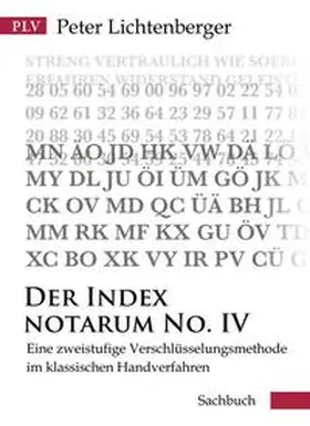 Lichtenberger |  Der Index Notarum No. IV | Buch |  Sack Fachmedien