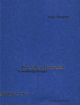 Kempker |  Das Sehen Versuchen | Buch |  Sack Fachmedien