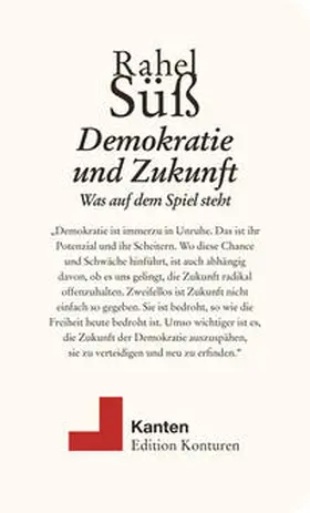 Süß |  Demokratie und Zukunft | Buch |  Sack Fachmedien