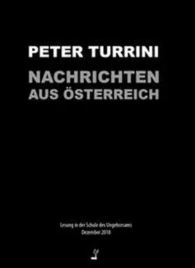 Turrini |  Nachrichten aus Österreich | Sonstiges |  Sack Fachmedien