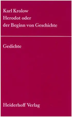 Krolow |  Herodot oder der Beginn von Geschichte | Buch |  Sack Fachmedien
