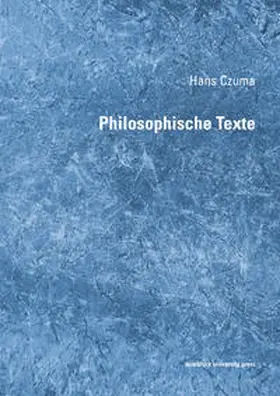 Czuma / Hierdeis |  Philosophische Texte | Buch |  Sack Fachmedien