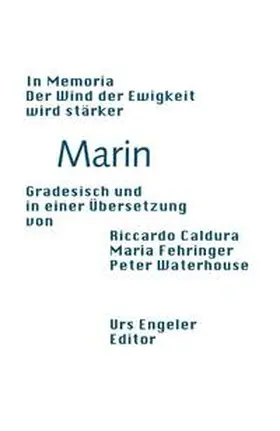 Marin |  In memoria /Der Wind der Ewigkeit wird stärker | Buch |  Sack Fachmedien