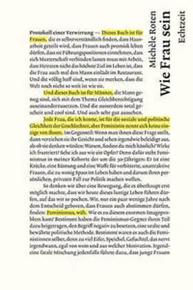 Roten |  Wie Frau sein | Buch |  Sack Fachmedien