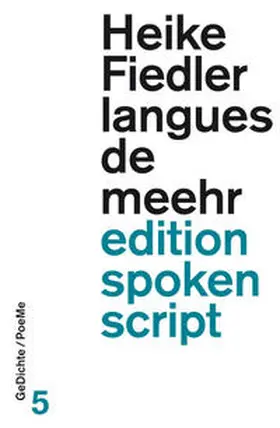 Fiedler |  langues de meehr | Buch |  Sack Fachmedien