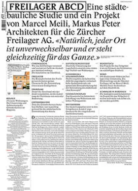 Marcel Meili, Markus Peter Architekten |  Freilager ABCD | Buch |  Sack Fachmedien