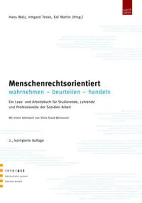 Martin / Walz / Teske |  Menschenrechtsorientiert wahrnehmen - beurteilen - handeln | Buch |  Sack Fachmedien