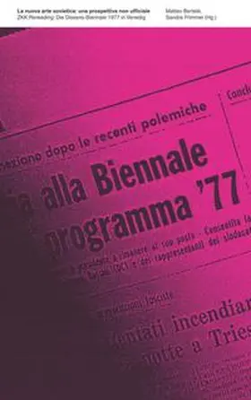 Frimmel / Bertelé |  ZKK:Rereading: La nuova arte sovietica: una prospettiva non ufficiale | Buch |  Sack Fachmedien