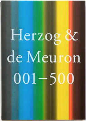 Simonett |  Herzog & de Meuron 001 – 500 | Buch |  Sack Fachmedien