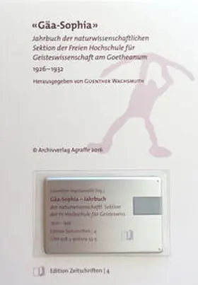 Wachsmuth |  Zeitschrift «Gäa Sophia» | Sonstiges |  Sack Fachmedien