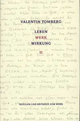 Ramsteiner Kreis |  Valentin Tomberg. Band II. Leben - Werk - Wirkung. Antologie | Buch |  Sack Fachmedien