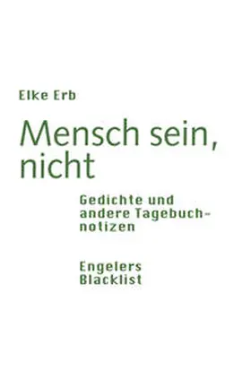Erb |  Mensch sein, nicht | Buch |  Sack Fachmedien