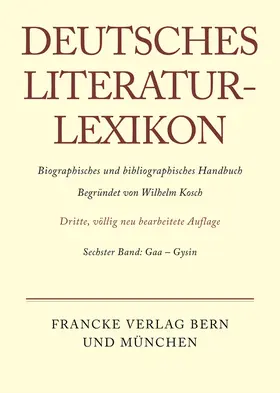 Kosch |  Gaa - Gysin | Buch |  Sack Fachmedien