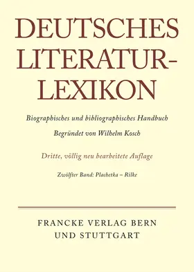 Kosch |  Plachetka - Rilke | Buch |  Sack Fachmedien
