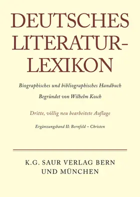 Kosch |  Bernfeld - Christen | Buch |  Sack Fachmedien