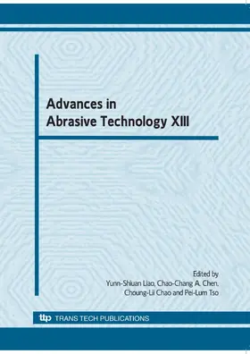 Liao / Chen / Chao |  Advances in Abrasive Technology XIII | Sonstiges |  Sack Fachmedien