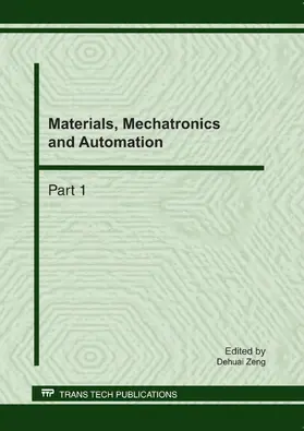 Zeng |  Materials, Mechatronics and Automation | Sonstiges |  Sack Fachmedien