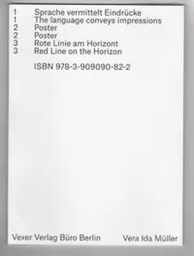 Müller |  Sprache vermittelt Eindrücke. Poster. Rote Linie am Horizont | Buch |  Sack Fachmedien