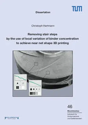 Hartmann |  Removing stair steps by the use of local variation of binder concentration to achieve near net shape 3D printing | Buch |  Sack Fachmedien