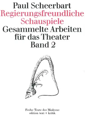 Scheerbart |  Regierungsfreundliche Schauspiele | Buch |  Sack Fachmedien