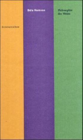 Hamvas |  Philosophie des Weins | Buch |  Sack Fachmedien