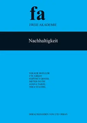 Urban / Mueller / Graßl |  Nachhaltigkeit | Buch |  Sack Fachmedien