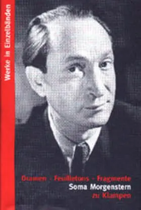 Morgenstern / Schulte |  Dramen. Feuilletons. Fragmente | Buch |  Sack Fachmedien