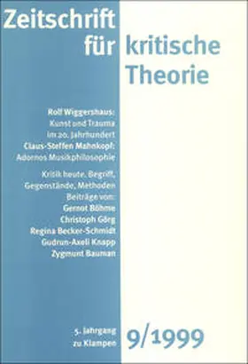 Schweppenhäuser / Bock / Kramer |  Zeitschrift für kritische Theorie 09 | Buch |  Sack Fachmedien