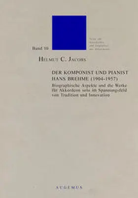 Jacobs |  Der Komponist und Pianist Hans Brehme (1904-1957) | Buch |  Sack Fachmedien