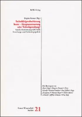 Fenner |  Technikfolgenabschätzung heute - Akzeptanzsteuerung oder Technikgestaltung? | Buch |  Sack Fachmedien