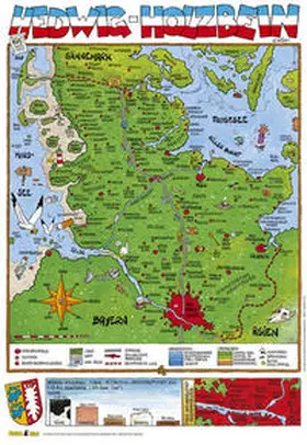 Schmidt |  Cartoonlandkarten / Hedwig-Holzbein | Sonstiges |  Sack Fachmedien