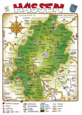 Schmidt |  Cartoonlandkarte Hessen | Sonstiges |  Sack Fachmedien