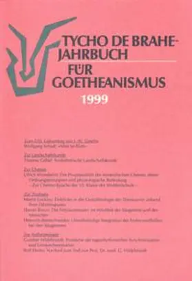 Naturwissenschaftliche Sektion am Goetheanum, Dornach / Schweiz / Schad / Göbel |  Tycho de Brahe-Jahrbuch für Goetheanismus / Tycho de Brahe-Jahrbuch für Goetheanismus | Buch |  Sack Fachmedien