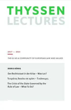 König |  Der Rechtsstaat in der Krise - Was tun? | Buch |  Sack Fachmedien