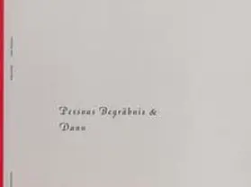 Brasch |  Pessoas Begräbnis & dann | Buch |  Sack Fachmedien