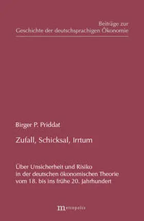 Priddat |  Zufall, Schicksal, Irrtum | Buch |  Sack Fachmedien