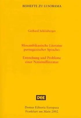 Schönberger |  Mosambikanische Literatur portugiesischer Sprache | Buch |  Sack Fachmedien