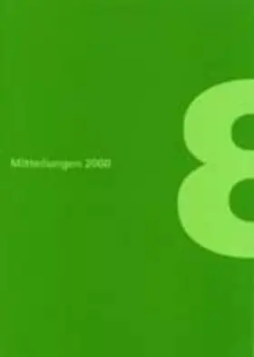 Enzweiler |  Mitteilungen / Mitteilungen 8 | Buch |  Sack Fachmedien