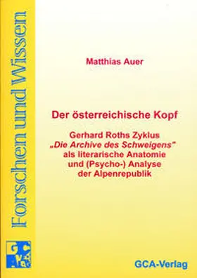 Auer |  Der österreichische Kopf | Buch |  Sack Fachmedien