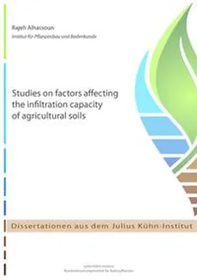 Alhassoun |  Studies on factors affecting the infiltration capacity of agricultural soils | Buch |  Sack Fachmedien