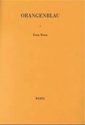 Wurm / Perryman |  Orangenblau | Buch |  Sack Fachmedien