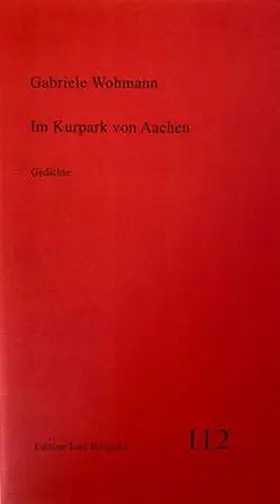 Wohmann |  Im Kurpark von Aachen | Buch |  Sack Fachmedien