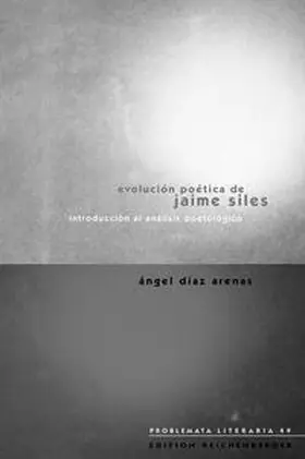 Díaz Arenas |  Evolución poética de Jaime Siles | Buch |  Sack Fachmedien