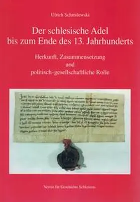Schmilewski |  Der schlesische Adel bis zum Ende des 13. Jahrhunderts | Buch |  Sack Fachmedien