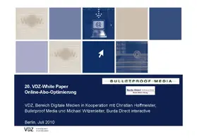 e.V. / Hoffmeister / Witzenleiter |  Online-Abo-Optimierung | eBook | Sack Fachmedien