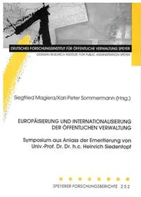 Magiera / Sommermann |  Europäisierung und Internationalisierung der öffentlichen Verwaltung | Buch |  Sack Fachmedien