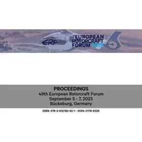 Deutsche Gesellschaft für Luft- und Raumfahrt e.V. |  49th European Rotorcraft Forum | Sonstiges |  Sack Fachmedien