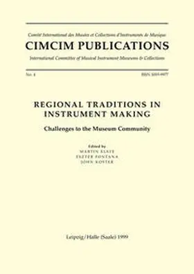 Elste / Fontana / Koster |  CIMCIM Publication | Buch |  Sack Fachmedien