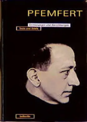 Exner / Kapfer |  Pfemfert. Erinnerungen und Abrechnungen | Buch |  Sack Fachmedien